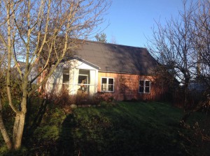 Hus 19 set fra havesiden